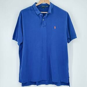 Polo Ralph Lauren Classic Fit Polo XXL Blue Preppy Casual Polo Shirt